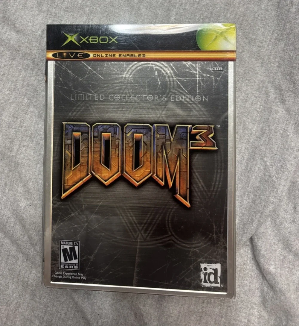 Doom 3: Resurrection of Evil Limited Collectors Edition Microsoft Xbox, 2005 Cib